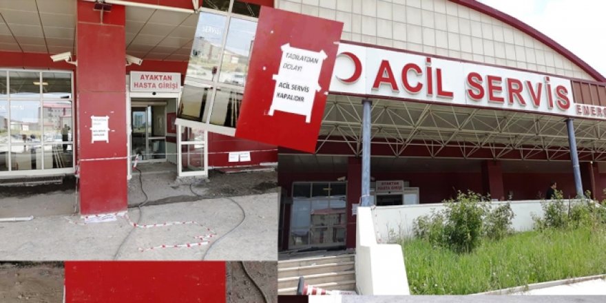 Kafkas Üniversitesi acil servisi geçici tadilat nedeniyle kapatıldı