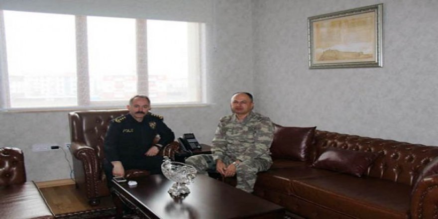 Tuğgeneral Nuhut, Emniyet Müdürü Bitirik’i ziyaret etti