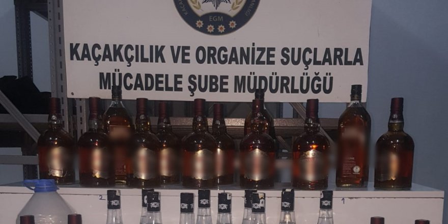 Kars’ta kaçak içki ele geçirildi