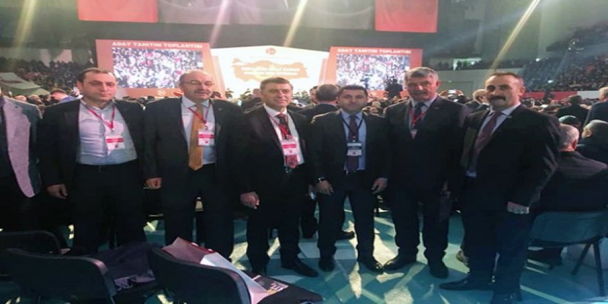 MHP Kars Belediye Başkan Adayı Çetin Nazik, aday tanıtım toplantısında