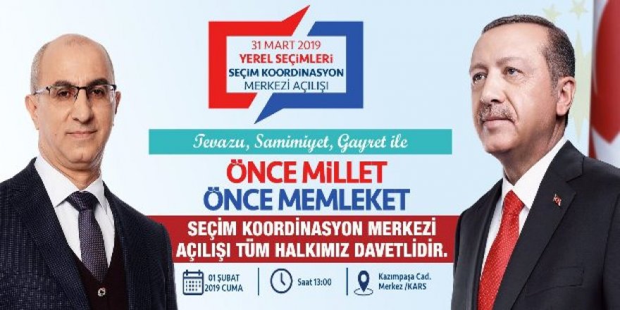 Ak Parti Seçim Koordinasyon Merkezi Açıyor