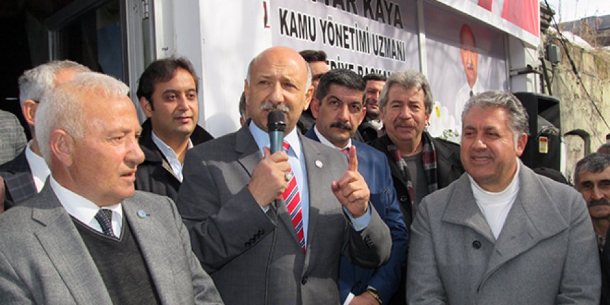 İYİ Parti Adayı Settar Kaya’nın Seçim Koordinasyon Merkezi açıldı