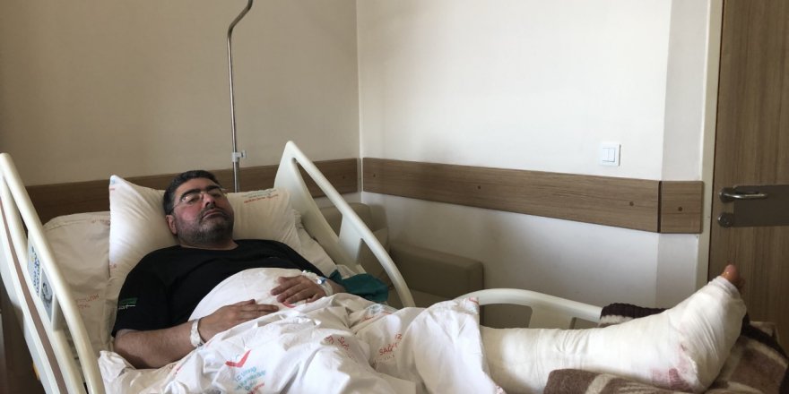 Gazeteciler Cemiyeti Başkanı Ercüment Daşdelen’in ayak bileği kırıldı