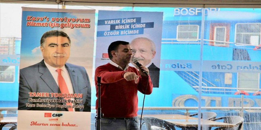 CHP Kars adayı Taner Toraman'a İstanbul'dan destek