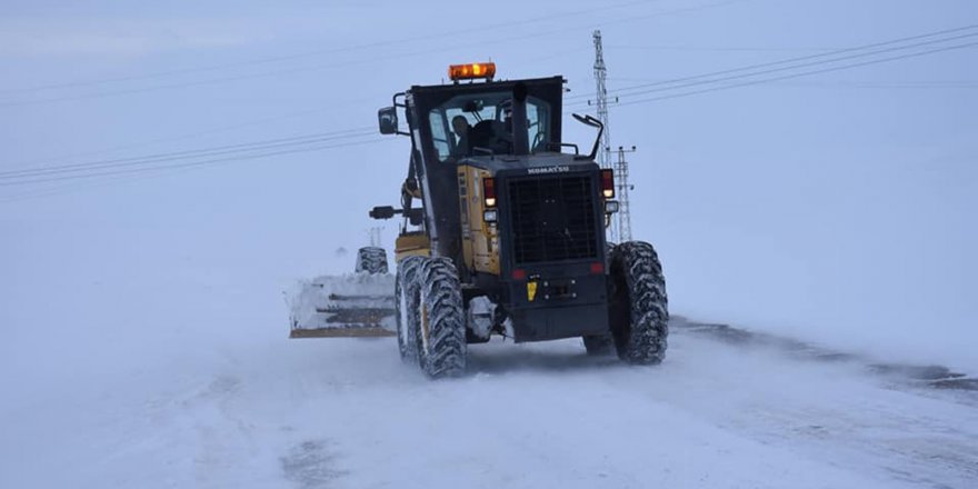Kars’ta 14 köy yolu ulaşıma kapalı