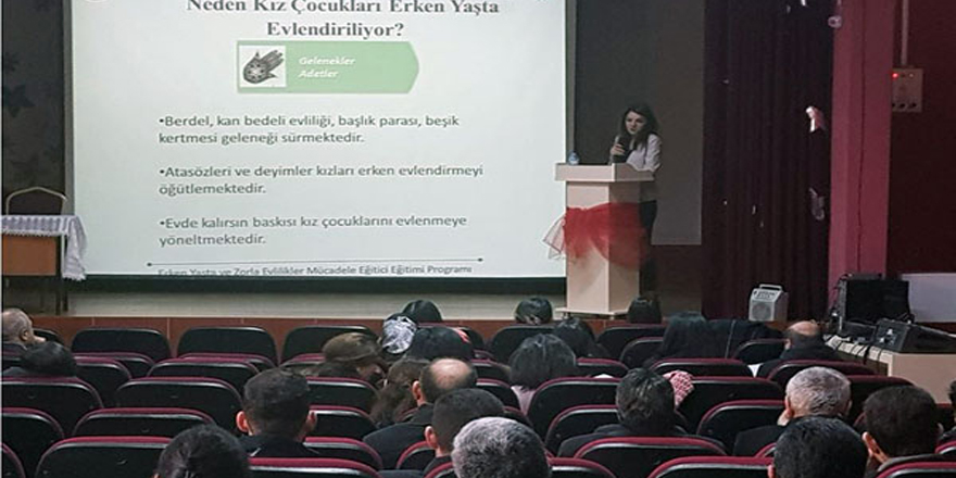 Erken Yaşta ve Zorla Evliliklerle Mücadele Kars İl Eylem Planı semineri