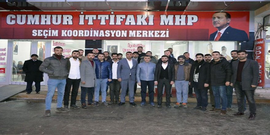 AK Parti Gençlik Kollarından Cumhur İttifakı SKM ziyareti