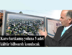 Kültür bilboardı konulacak