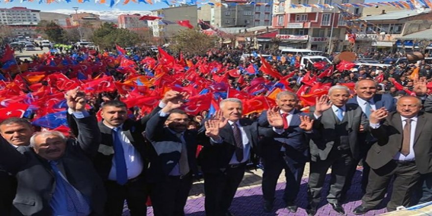 AK Parti'ye Kağızman’da tam destek