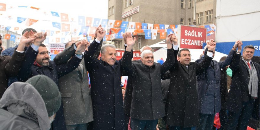 Sarıkamış’ta tarihinin en kalabalık mitingini gerçekleştirdi 