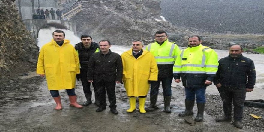 Kars Barajı dipsavağından su tahliyesine başlandı
