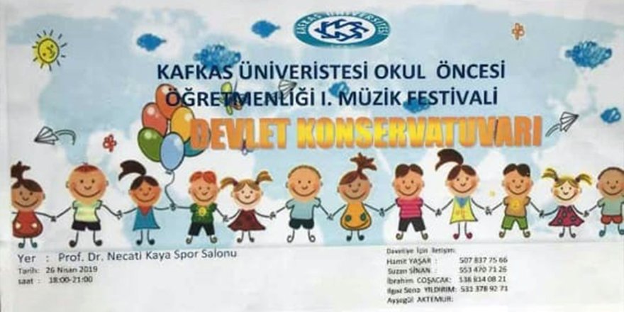 KAÜ'de 1. Müzik Festivali gerçekleşecek