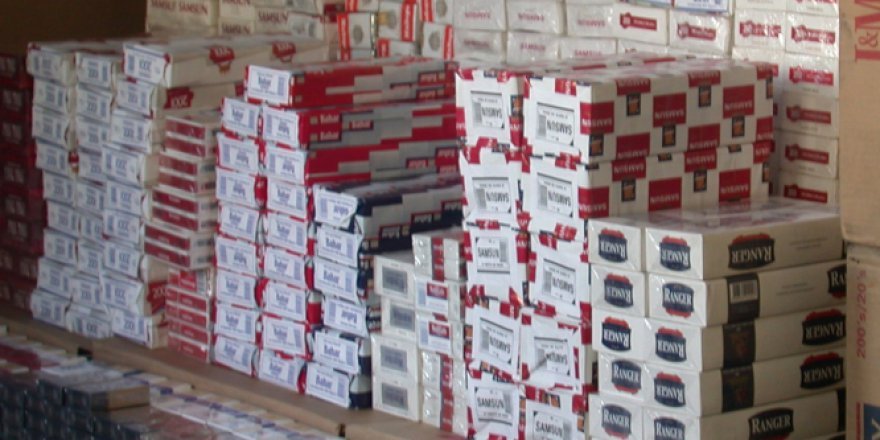 Digor’da 980 paket kaçak sigara ele geçirildi