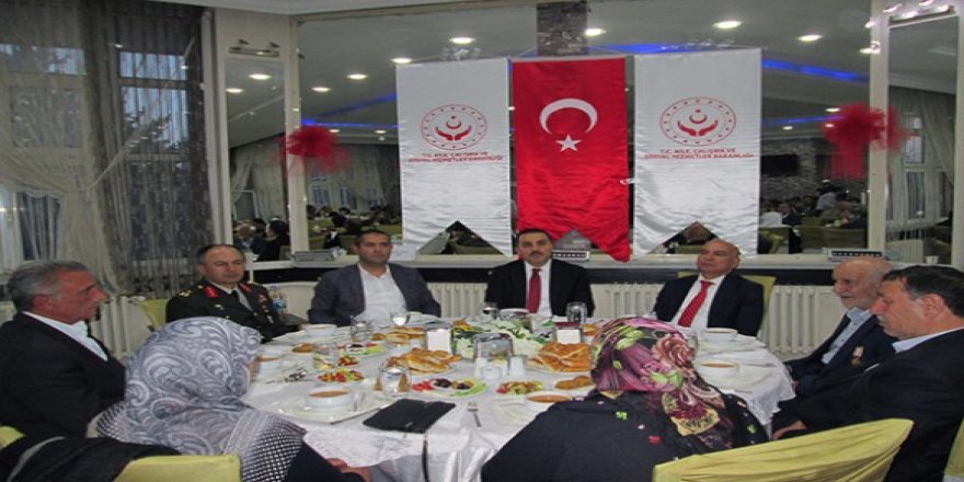 Vali Türker Öksüz, Şehit aileleri ve Gazilerle iftarda buluştu