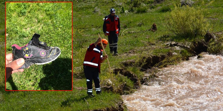 Küçük Nurcan’ın ayakkabısı bulundu 