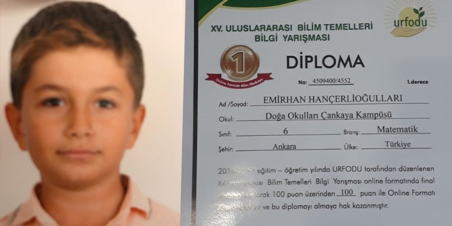 Karslı Emirhan dünya birincisi oldu!