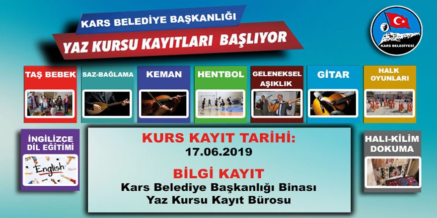 Kars Belediyesi Yaz Spor Okulları başlıyor