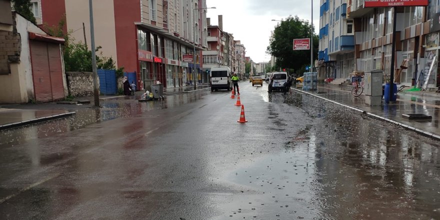 Kars’ta trafik uygulaması 