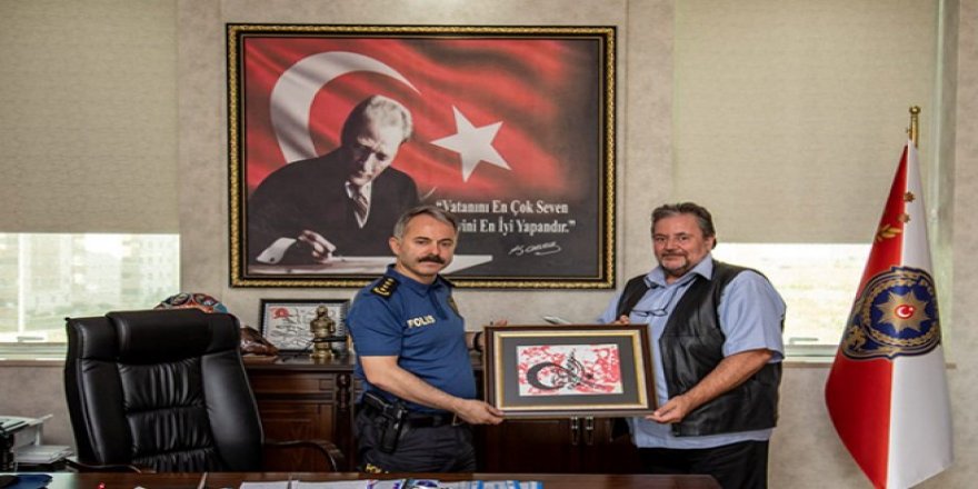 Dr. Bayburtluoğlu, Emniyet Müdürü Ümit Bitirik’i ziyaret etti