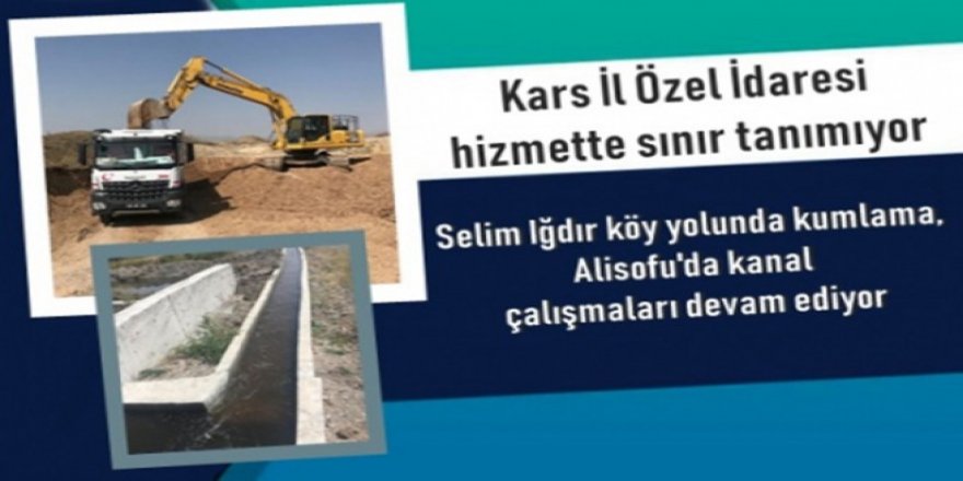 İl Özel İdaresi hizmette sınır tanımıyor