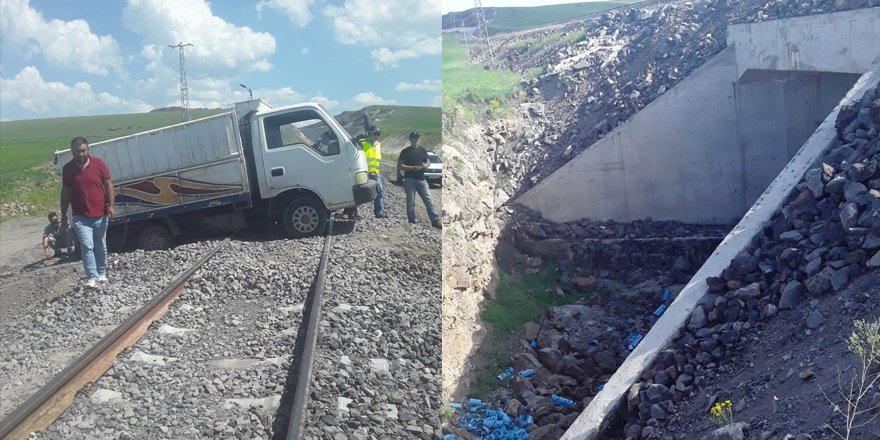 Tren yolunda menfez yapıldı yol açılmadı