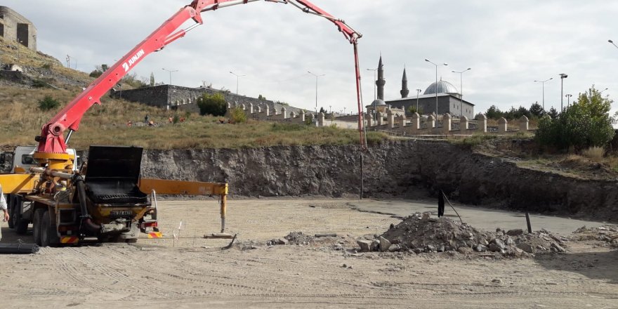 Kars Vadisi Projesinde ilk beton atıldı