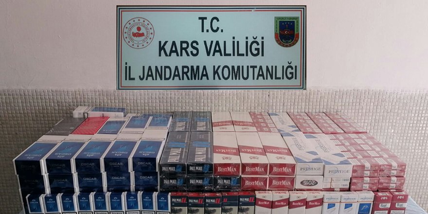 Kars’ta kaçak sigara operasyonları devam ediyor