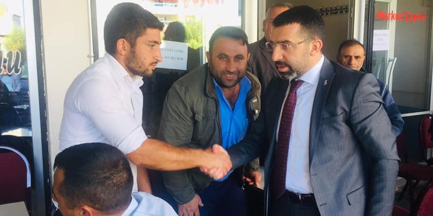 AK Parti Kars İl Başkanı Çalkın durmak bilmiyor
