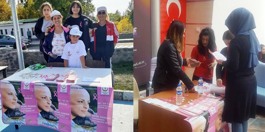 Ekim ayı boyunca meme kanseri anlatıldı​