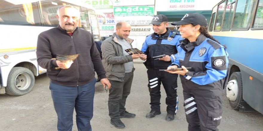 Kars'ta, Toplum Destekli Polisler soba zehirlenmelerine karşı uyardı