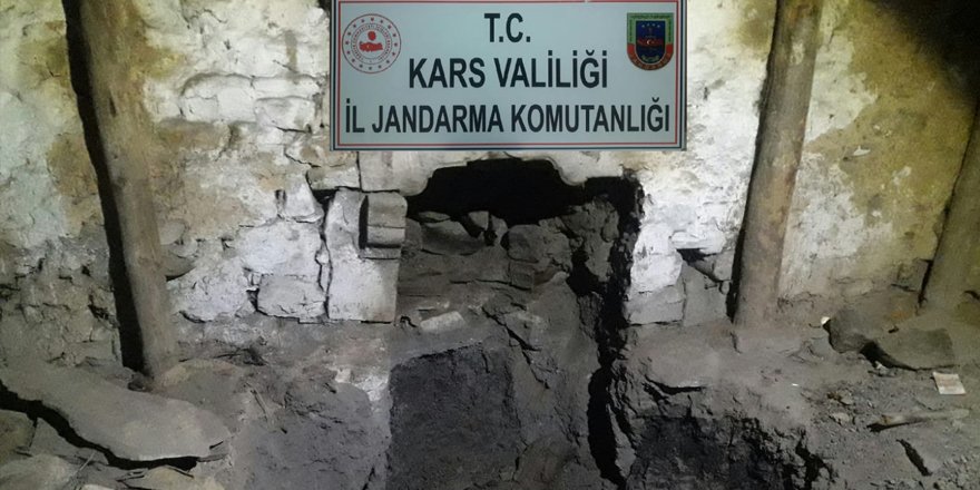 Kars’ta kaçak kazı operasyonu