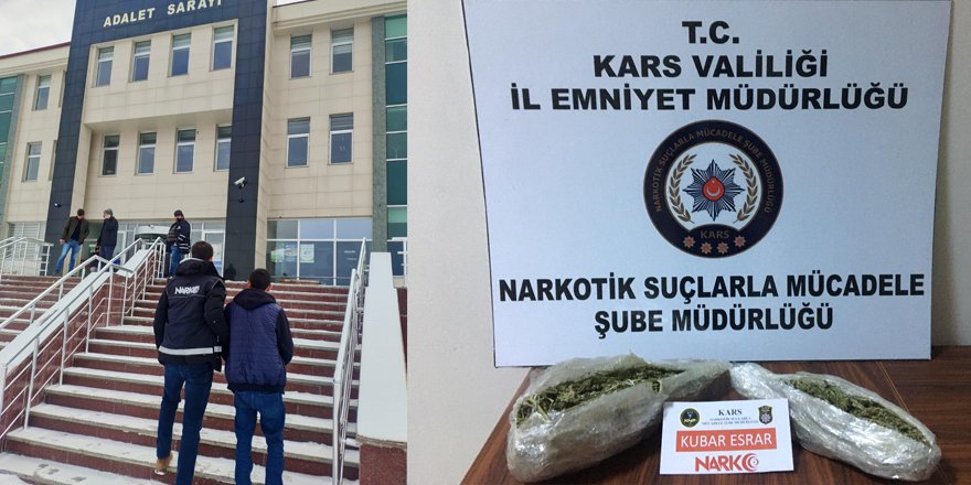 Yolcu otobüsünde uyuşturucu yakalandı