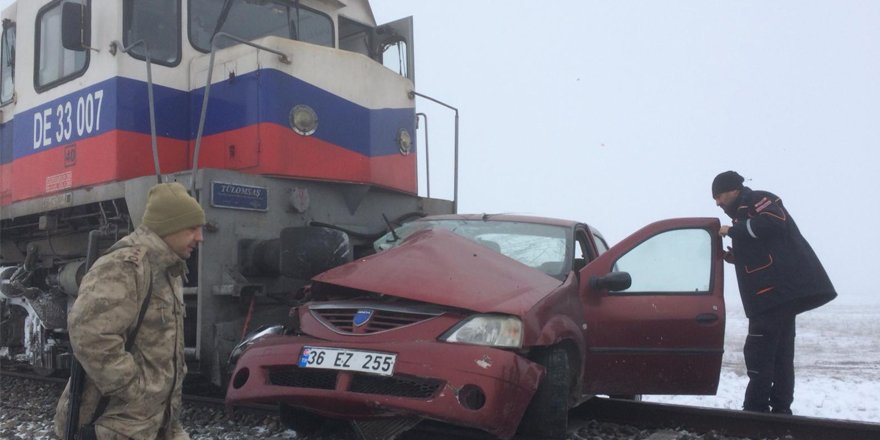 Kars’ta tren kazası: 3 ölü!