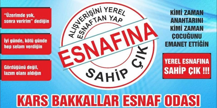 “Alışverişini yerel esnaftan yap”