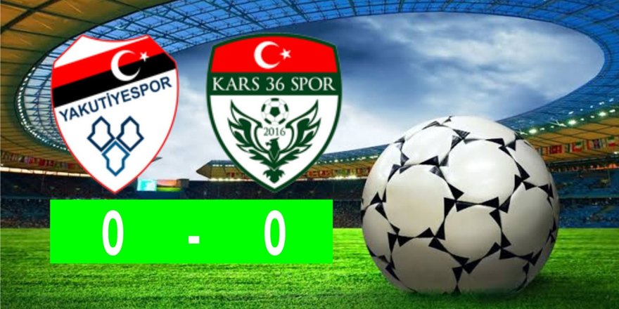 Yakutiye Spor: 0 – Kars36 Spor: 0