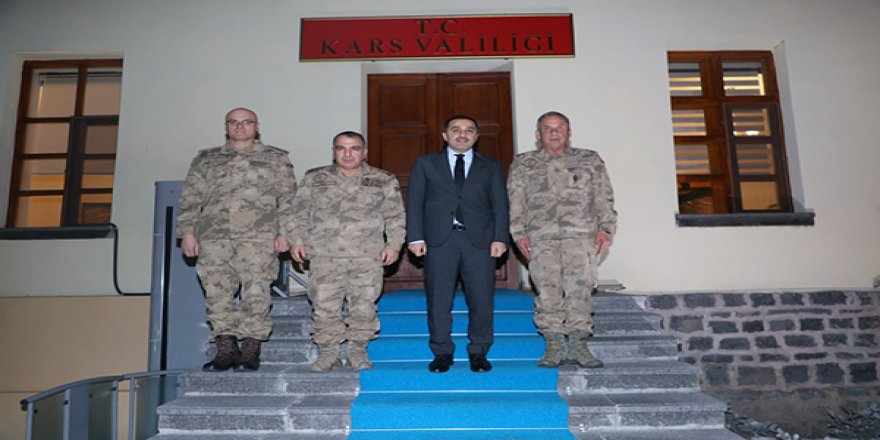 Vali Türker Öksüz, Tümgeneral Halis Zafer Koç’u kabul etti