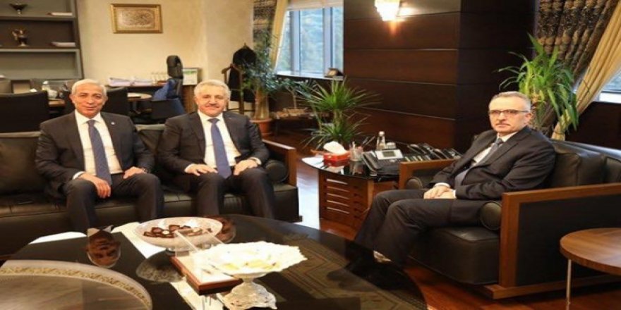 Milletvekilleri Arslan ve Kılıç’tan, Bütçe Başkanı Naci Ağbal'a ziyaret