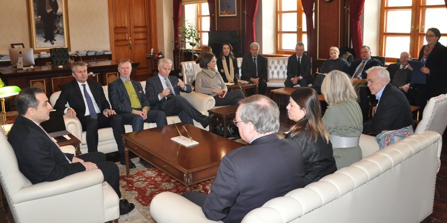 AB Türkiye Delegasyonu, Vali Öksüz’ü ziyaret etti