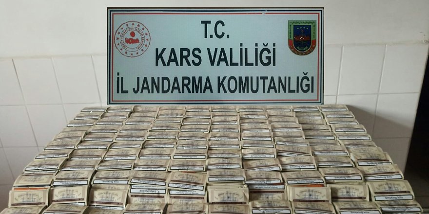 Yolcu otobüsünde kaçak sigara tütünü ele geçirildi