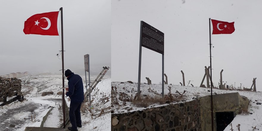 Kars Belediye Başkanlığı Türbe Bayrağını Değişti