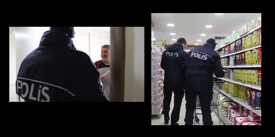Kars’ta evden çıkmaması istenen vatandaşın ihtiyaçlarını polis karşılıyor