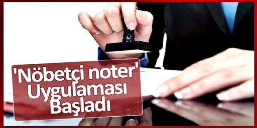 Koronavirüs nedeniyle Kars’ta, Noterlerde nöbet sistemine geçildi