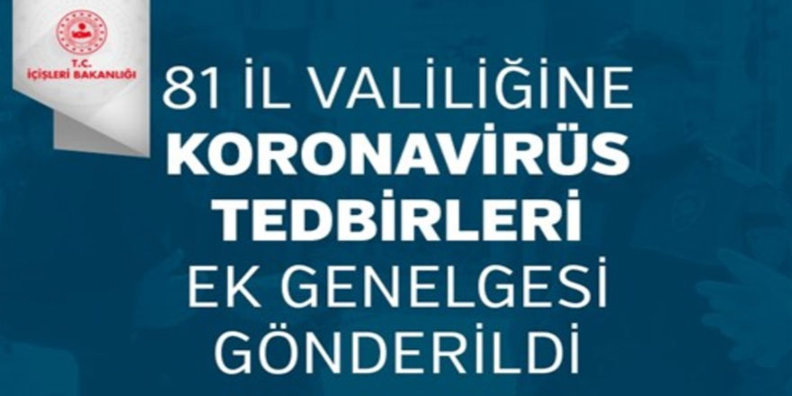 Ek genelgede neler var?