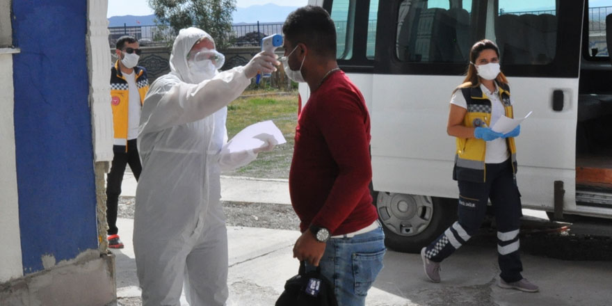 Kars’taki yurtta karantina süreci başladı