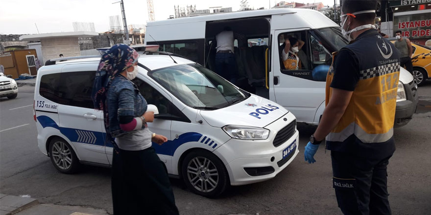 Karantinadan kaçan baba ile kızı yakalandı