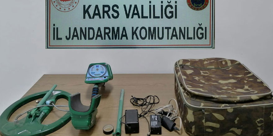 Kars’ta kaçak kazı yapanlara suçüstü: 5 gözaltı
