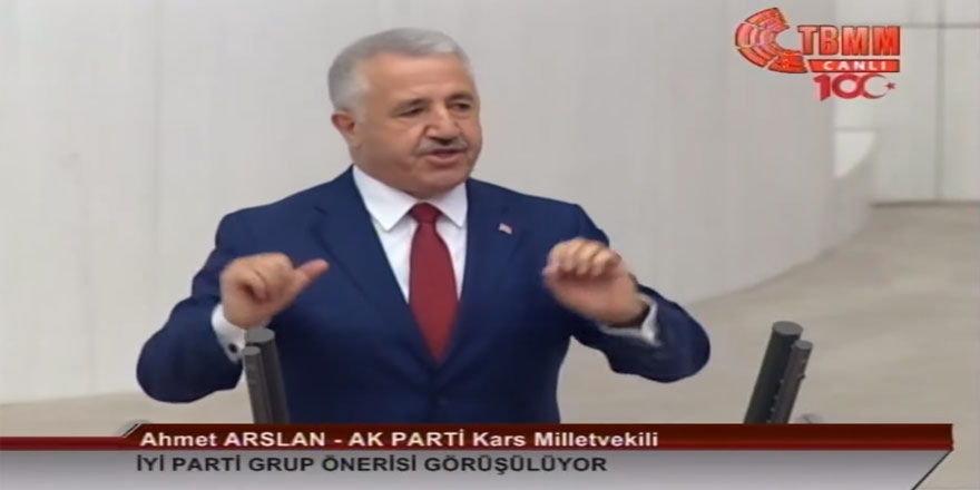 Arslan'dan TBMM'de İYİ Parti'ye cevap!