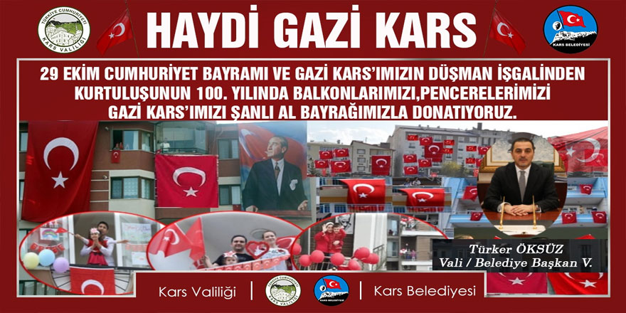 Kars Valiliğinden vatandaşlara çağrı!