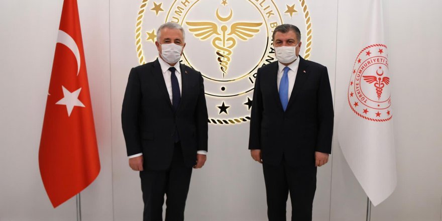 Milletvekili Ahmet Arslan, Sağlık Bakanı Dr. Fahrettin Koca’yı ziyaret etti
