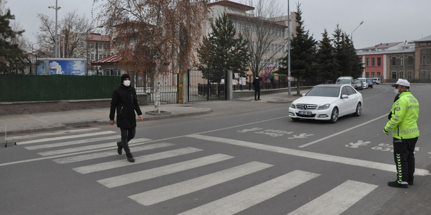 Kars’ta “yaya önceliği” denetimi